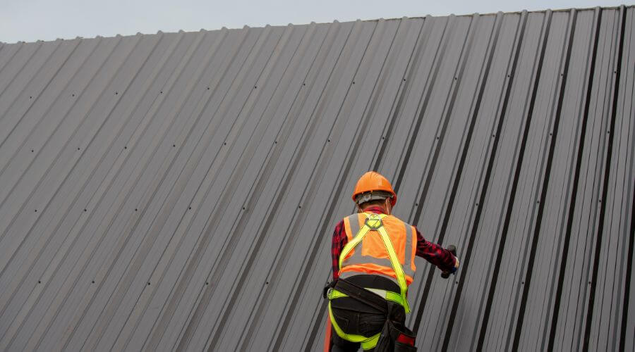 Professional metal roof installation services in Burlington, CO